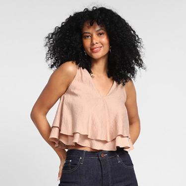 Imagem de Regata Loved Bianca Camadas Feminina-Feminino