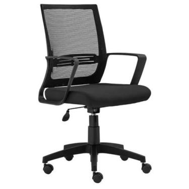 Imagem de Cadeira de Escritório Giratória Maya Encosto em Tela Universal Base Ny