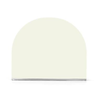 Imagem de Organizador de guardanapos de acrílico marfim, dispensador de bandeja de papel descartável em forma de U, suporte de guardanapo vertical