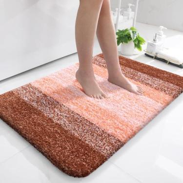 Imagem de Tapete de banho OLANLY Tapetes de banheiro Mat de microfibra extra mac