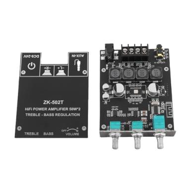 Imagem de Cryfokt Módulo de Placa Amplificadora de Potência Estéreo Com Controle de Botão para Entusiastas de DIY, Controle de Graves Agudos para de áudio Doméstico, Material PCB