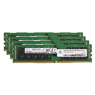 Imagem de Original de fábrica 64 GB (4 x 16 GB) compatível com servidores HP Proliant DDR4 2666MHZ PC4-21300 ECC Chip registrado RDIMM 2Rx4 CL19 1.2v Atualização de memória RAM de servidor Adamanta