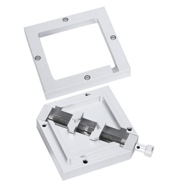 Imagem de Generic Estação de Reballing BGA Kit de Retrabalho de Liga de Alumínio de Solda Estêncil Diagonal Universal para CPU de Notebook, Telefone Celular, 90x90mm