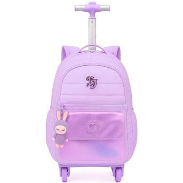 Imagem de Mochila de Rodinhas com Compartimento para Notebook Bolsos Espaçosos A