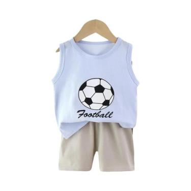 Imagem de Conjunto De Roupa Infantil De Verão Para Meninos E Meninas, Colete De 