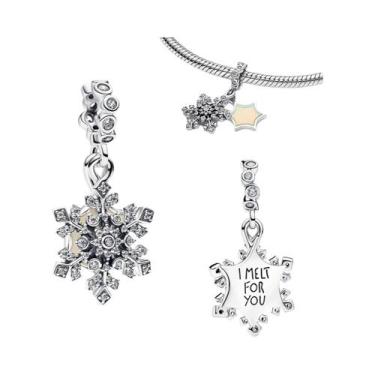 Imagem de Pulseira E Colares De Charms De Prata Esterlina 925 Com Cavalo Dourado