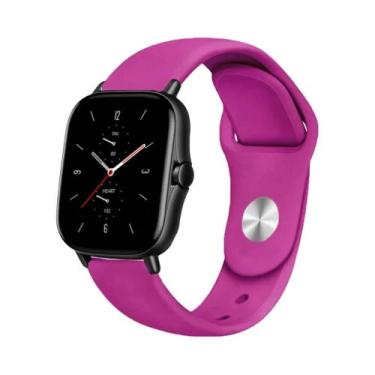 Imagem de Pulseira De Silicone De 20mm 22mm Para Amazfit GTS GTR 4 3 2 Bip 6 5 M