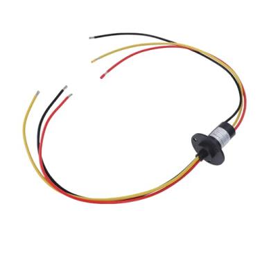 Imagem de YWBL-WH Deslizamento Elétrico, Conector de 3 Fios 30A de Diâmetro 22mm Com Contatos Dourados para Transferência Mista de Sinal de Energia, para Unidades de Pan Tilt Robôs Câmeras CCTV