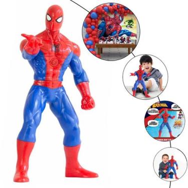 Imagem de Homem Aranha Boneco Gigante Spider Man Vingador Marvel 56cm, Azul