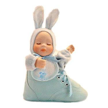 Imagem de pcagfaajmh Caixa de música colecionável Dreamy Stroller Shoes Bunny Music Box Birthday Gift Music Box Crafts (Cor: Cor da imagem Tamanho: 12,5 x 12 x 5 cm)