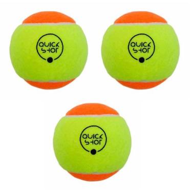Imagem de Kit 3 Pcs Bola Beach Tennis Bola Bolinha Tênis - QUICK
