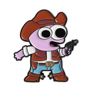 Imagem de Broche De Esmalte De Animação De Comédia De Criaturas Verdes, Distinti