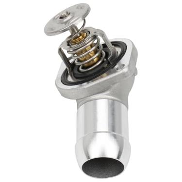 Imagem de IRONTEK Conjunto de entrada de água da carcaça do termostato de refrigeração do motor adequado para Chevrolet 2003 Express 1500/2500, para Cadillac 2002-2003 Escalade/2003 Escalade ESV, para GMC 2003