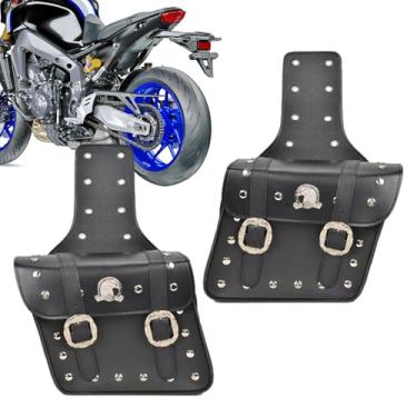 Imagem de Alforges Para Moto,Malas Laterais Impermeaveis De Grande Capacidade | Impermeável Para Motocicleta - Para Passeio Ao Ar Livre Acampamento Telemóvel Copo Bebidas Capa De Chuva