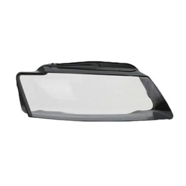 Imagem de Compatível com audi a5 2008-2011 tampa da lente do farol dianteiro do carro tampa do abajur transparente vidro transparente capa da lâmpada escudo(Right)