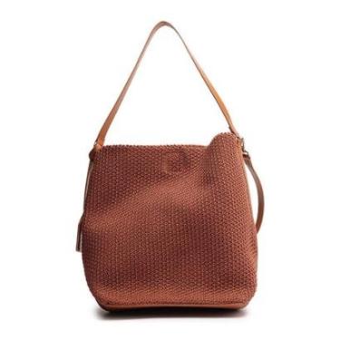 Imagem de Bolsa Bucket Média Crochê Lançamento Brizza Arezzo Cor:;Tamanho:UN-Feminino