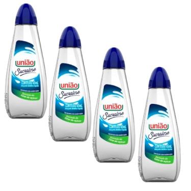 Imagem de Adoçante União Sucralose Liquido 4 Unidades De 65ml Adoçante Uniao Diet Kits na Web