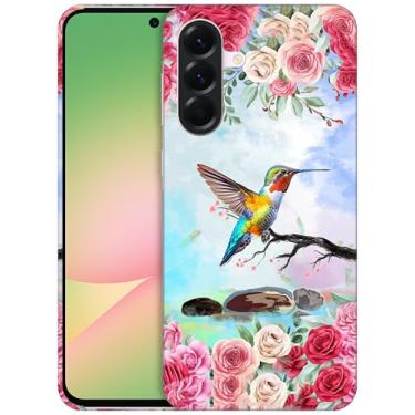 Imagem de GlamCase - Capa com suporte estampado de beija-flor rosa para A565G