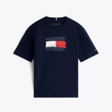 Imagem de Camiseta Infantil Menino Bandeira Tommy Hilfiger Marinho-Masculino