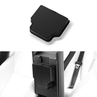 Imagem de Wiblooter Caixa de armazenamento oculta automotiva compatível com Tesla Model Y 2025 Organizador de apoio de braço para console central