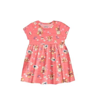 Imagem de Vestido Bebê Infantil Manga Curta Alakazoo Ref. 46134-Feminino