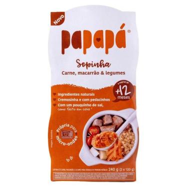 Imagem de Sopinha Papapá Sabor Carne Macarrão e Legumes 240g