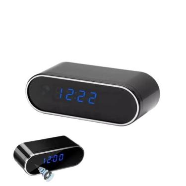 Imagem de Relógio Digital Wifi com Mini Câmera Espião Escondida Áudio CAMREL 202
