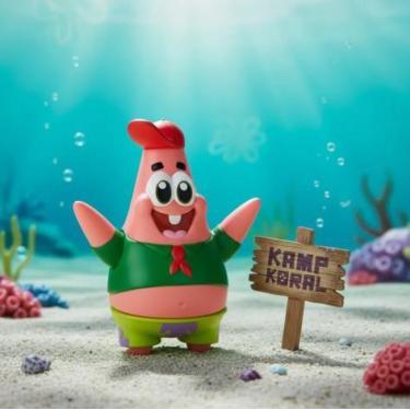 Imagem de Boneco Brinquedo Grande Patrick Estrela Vinil Bebê Divertido - Lider