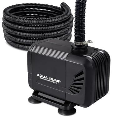 Imagem de Shurex Bomba de água submersível de 900 GPH 45W e tubo de 3 metros para POND BOSS Caixa de cachoeira de 20 cm de largura