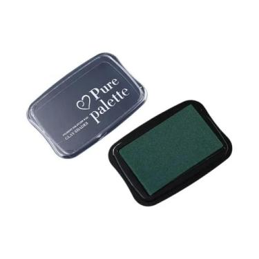 Imagem de Almofada De Tinta Vintage Grande Com 12 Cores Para Carimbos De Borrach