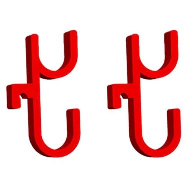 Imagem de 2 peças de suporte de guarda-chuva de carro, clipe de gancho de guarda-chuva de carro, sem perfuração, instalação estável, suporte de guarda-chuva universal para porta-malas de carro, suporte de