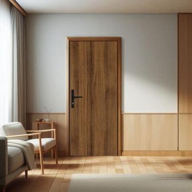 Imagem de Folha de Porta de Madeira 210x80x3,5cm Duraplac - CRV Portas e Janelas