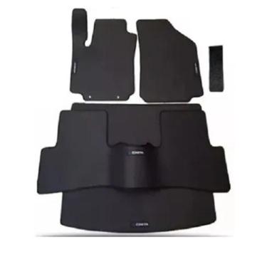 Imagem de Jogo De Tapete Borracha Creta C/ Tras. Interiço Porta Malas