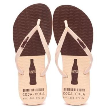 Imagem de Chinelo Feminino Coca-Cola Truist Rose Claro - CC4397-Feminino
