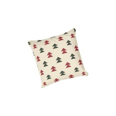 Imagem de Almofada com enchimento Árvores Verde e Vermelho - Fabrika De Festa