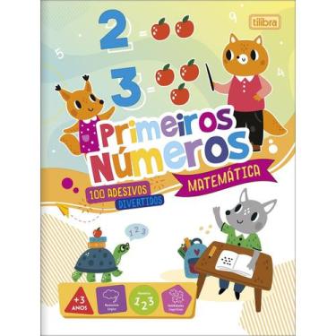 Imagem de Livro Cartilha de Atividades Primeiros Números + de 100 Adesivos Apren