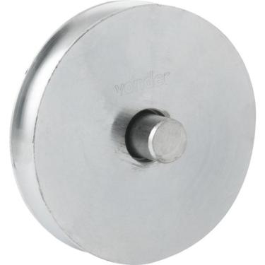 Imagem de Roldana Para Portão 4  Tipo U Aço Zincado R.pino Com 12 Peça