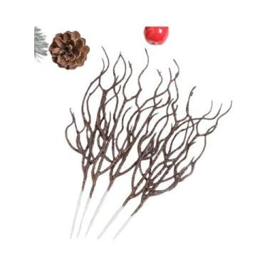 Imagem de Buquê De Ramos Coloridos Artificiais Para Decoração De Árvore De Natal