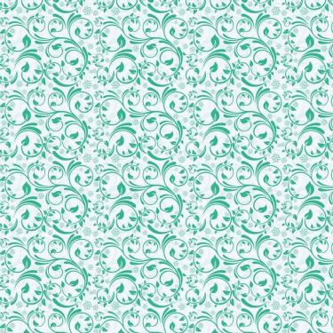 Imagem de Papel De Parede Arabesco Verde Claro Sala Quarto Casal