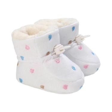 Imagem de Botas Quentes De Inverno Para Bebês, Meninos E Meninas, Com Bolas Pelu