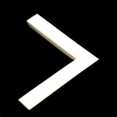 Imagem de Luminária Seta Perfil Led Sobrepor 20,5cmx20,5cm Sinalização 110V ou 2