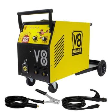 Imagem de Máquina de Solda Multiprocesso MIG MAG TIG e MMA 205i 220v V8 Brasil, 