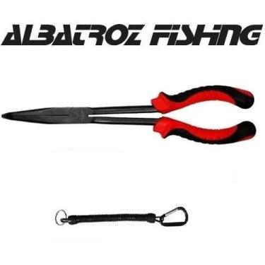 Imagem de Alicate Pesca X 43b Extrator Tira Anzol Bico Longo 33cm X43b 43 X-43b 