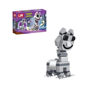 Imagem de Conjunto De Blocos De Montar Monstros Animais Da Floresta 99 Noites, B