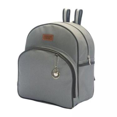 Imagem de Mochila de Maternidade Menino e Menina Sortida Batistela Baby, Cinza, 