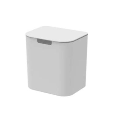 Imagem de Lixeira De Bancada Parede Adesivo Sem Furo Liv 5L Ou Branco