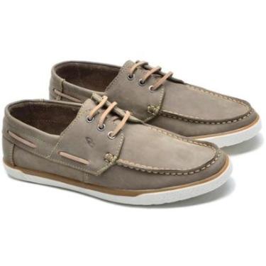 Imagem de Dockside Masculino Couro Calce Fácil Elástico Costurado-Masculino