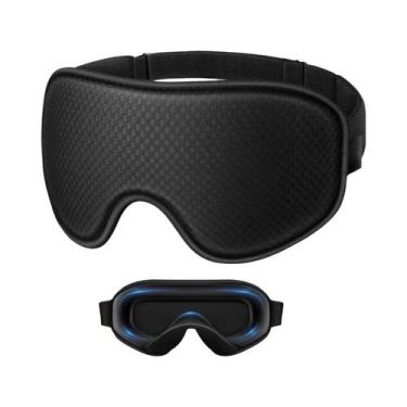 Imagem de Máscara De Dormir Unissex 3D Respirável Com Alça Ajustável, Máscara Co