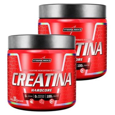 Imagem de Kit 2x Creatina Monohidratada Hardcore 300g Integralmedica - Integralm