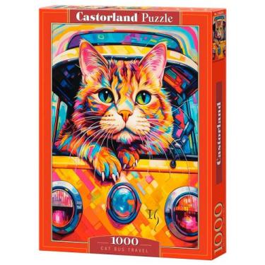 Imagem de Puzzle 1000 Peças Gato na Estrada - Castorland Importado 1052292